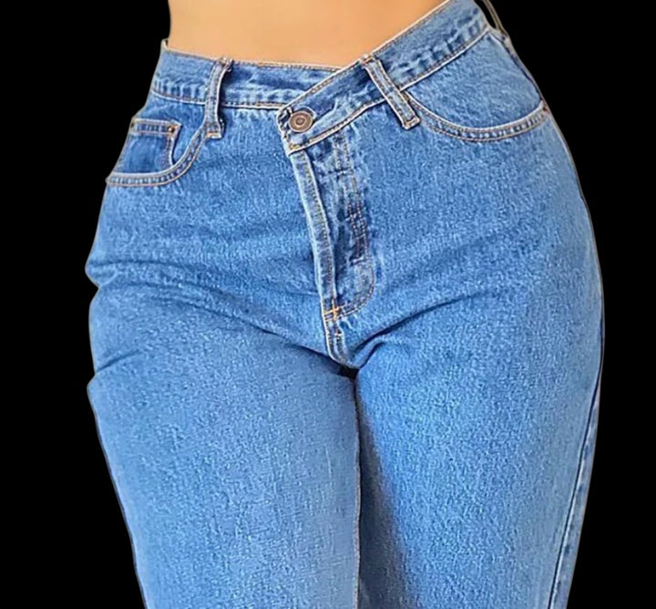 Crossover Denim Jeans
