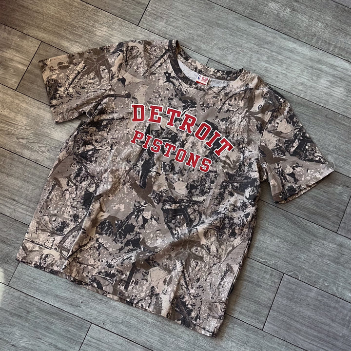 Detroit Pistons Camo Tee