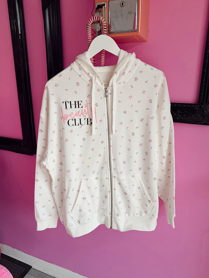 Floral Beauty Club Zip Up