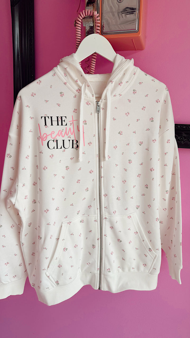 Floral Beauty Club Zip Up