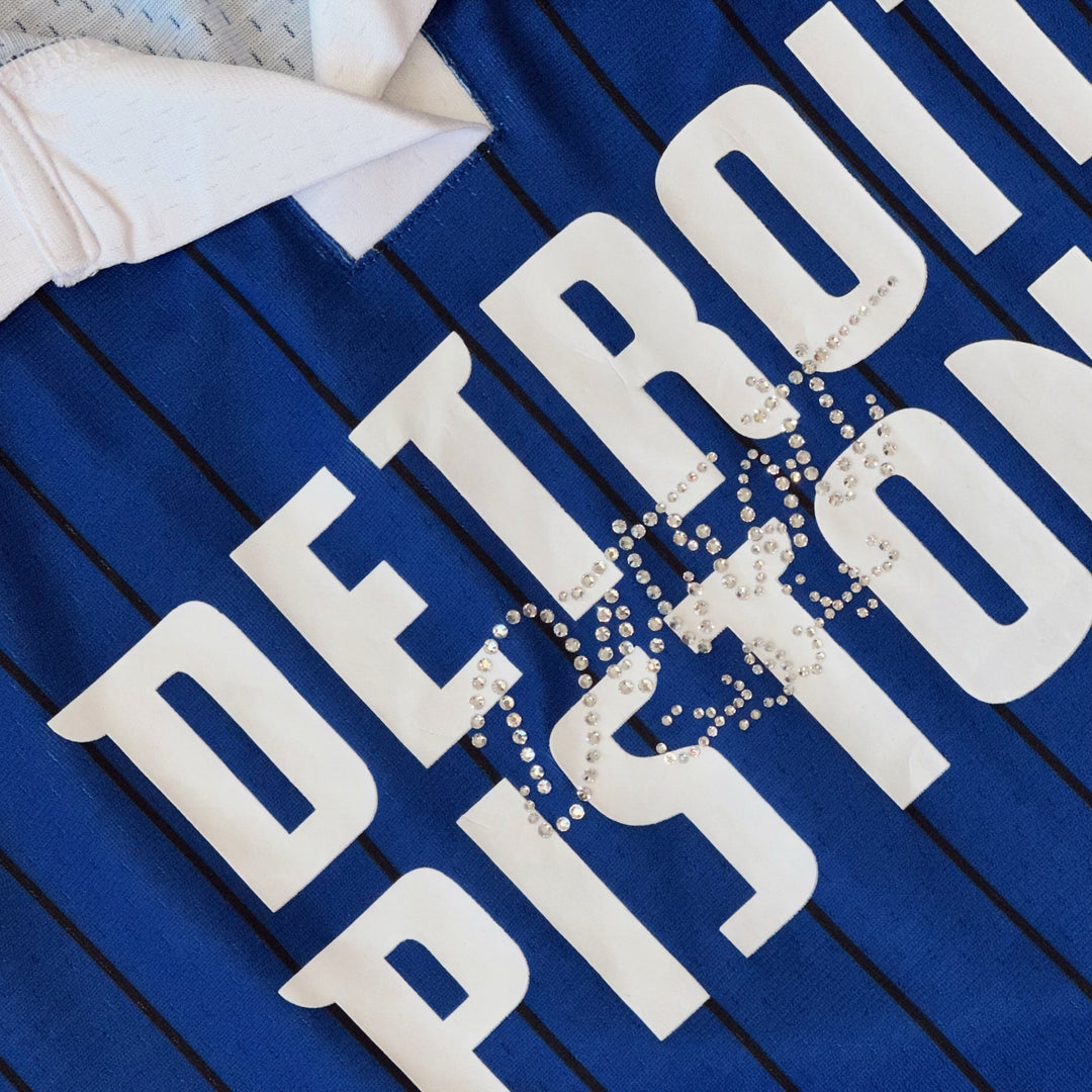 PREORDER Detroit Pistons Rhinestone Long Sleeve