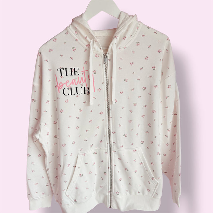 Floral Beauty Club Zip Up