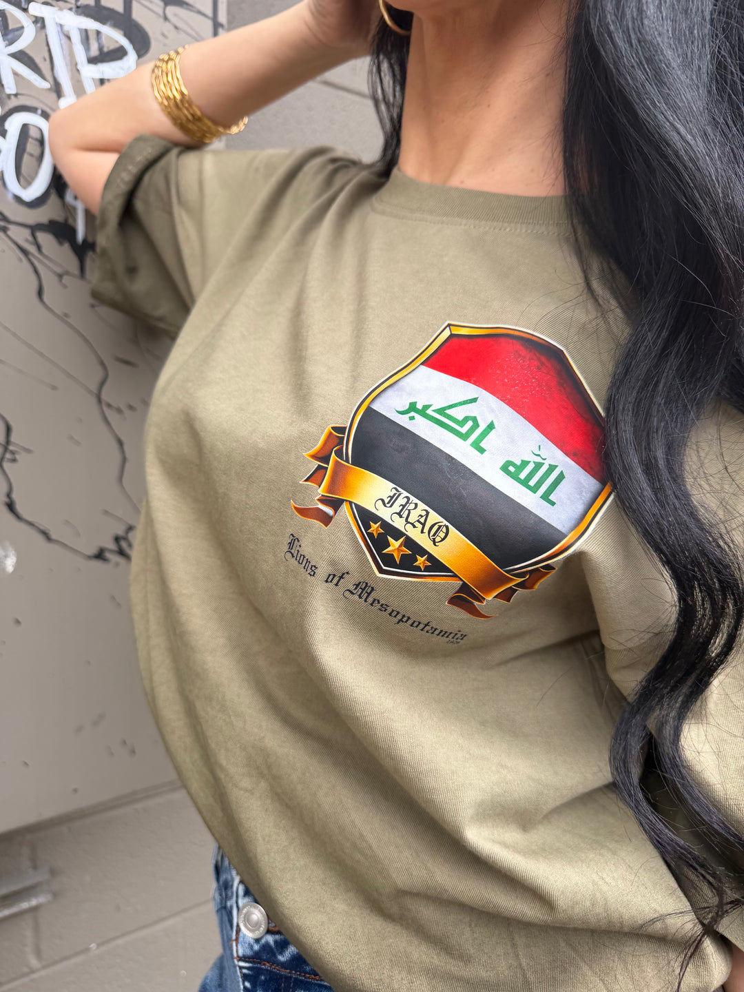 Iraq World Cup Graphic T-shirt