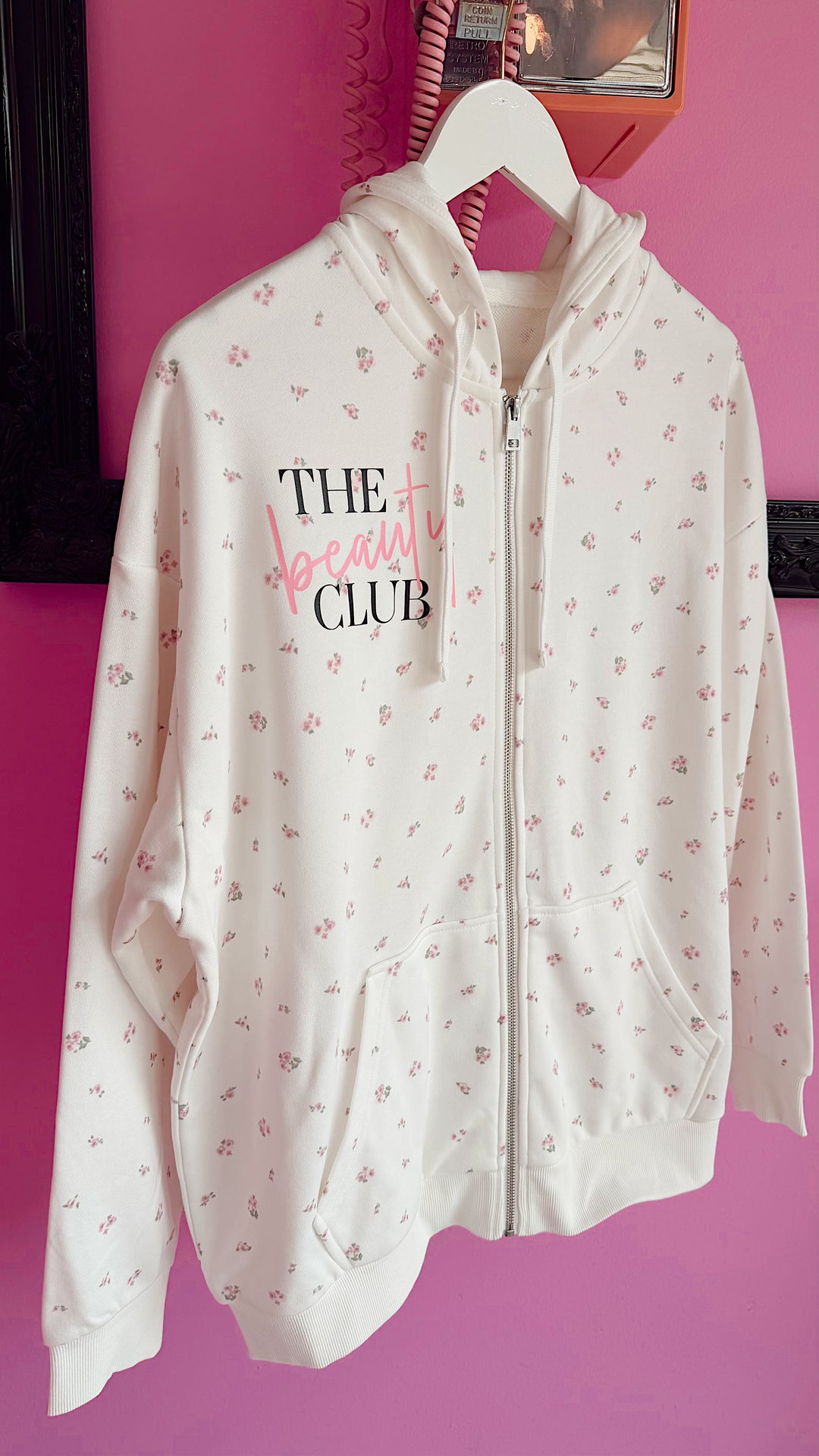 Floral Beauty Club Zip Up