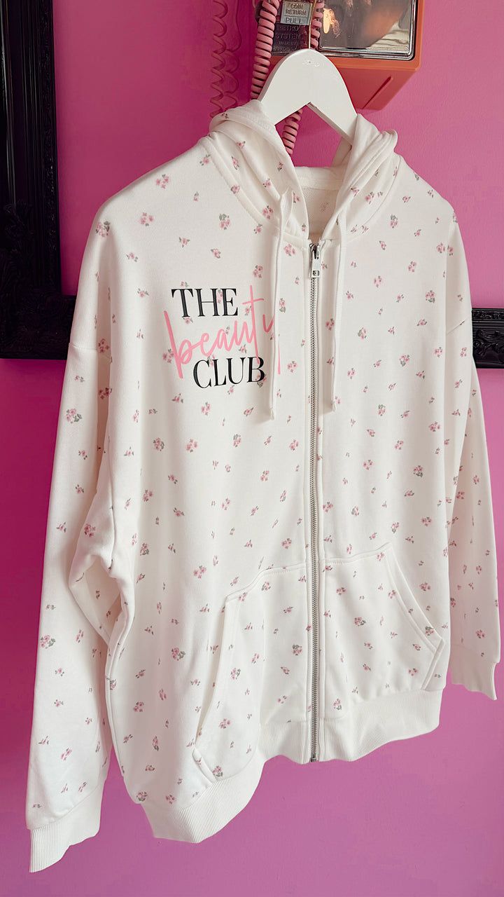 Floral Beauty Club Zip Up