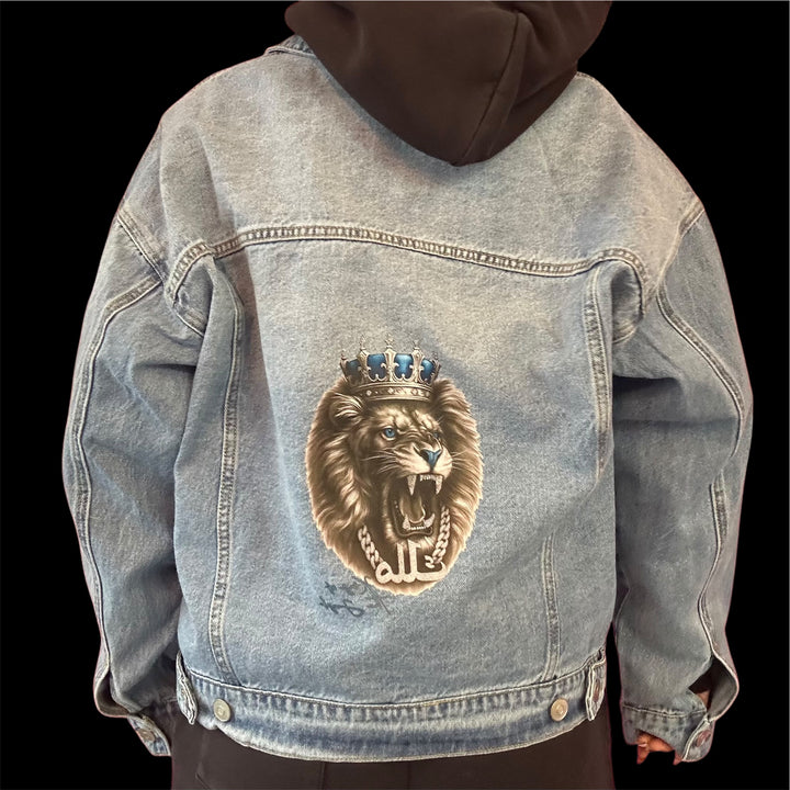 King Lion Denim Jacket