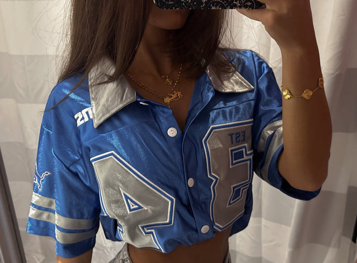 Lions Button Up