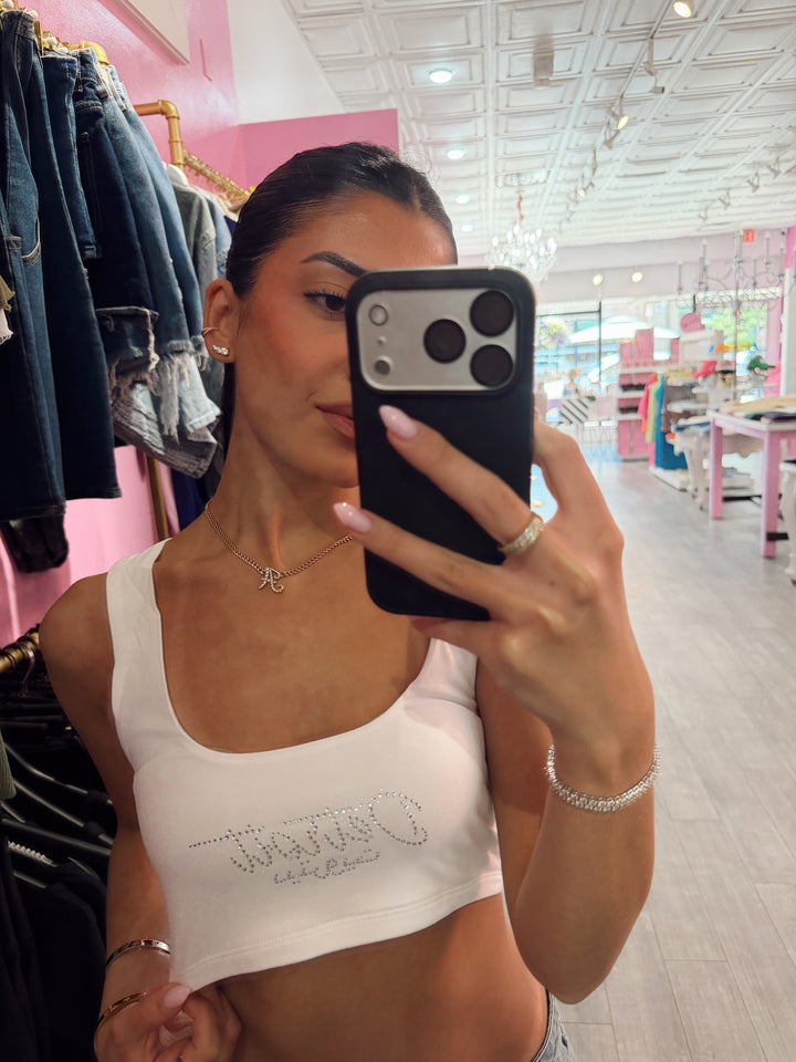 Detroit Rhinestone Tank