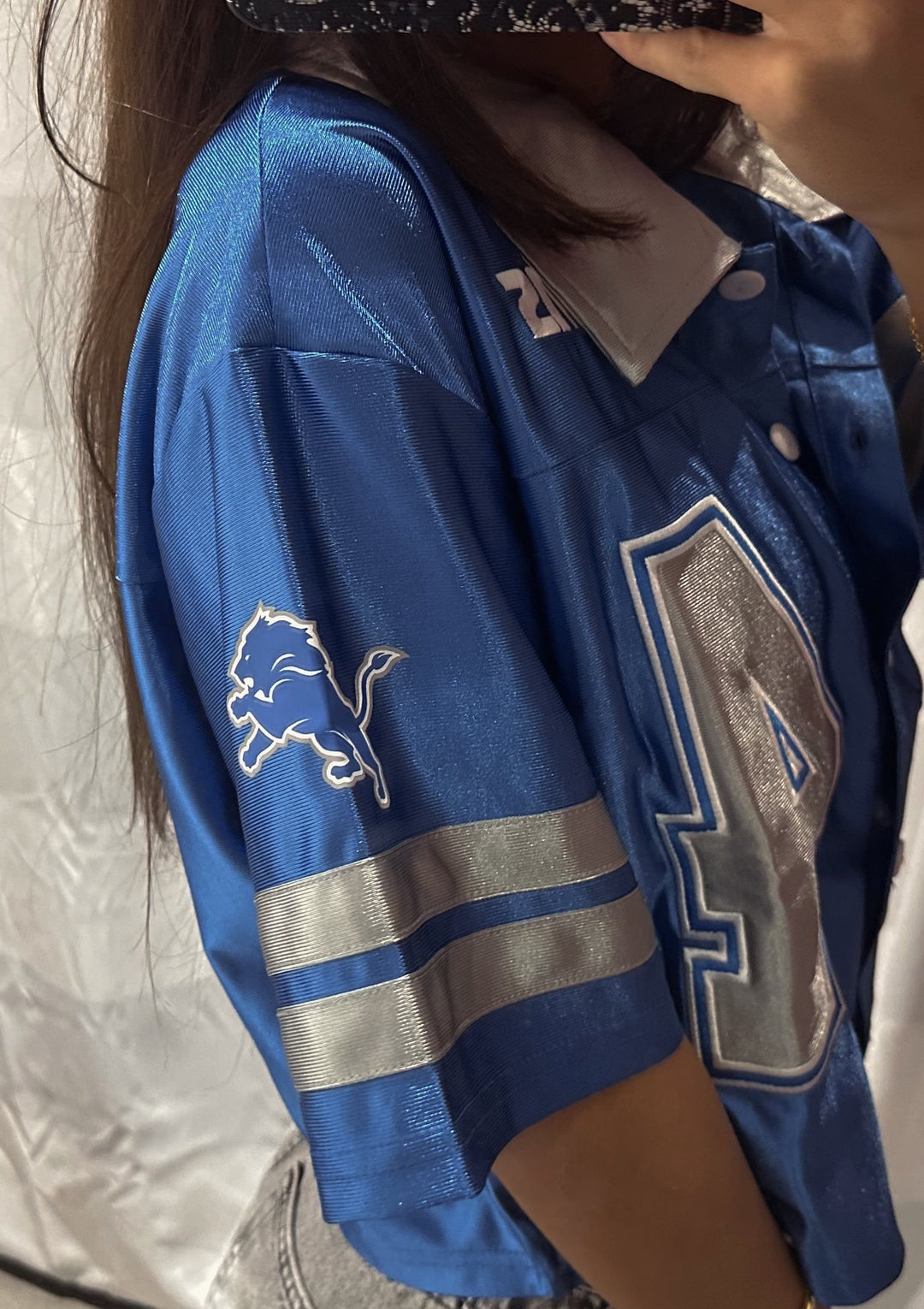 Lions Button Up