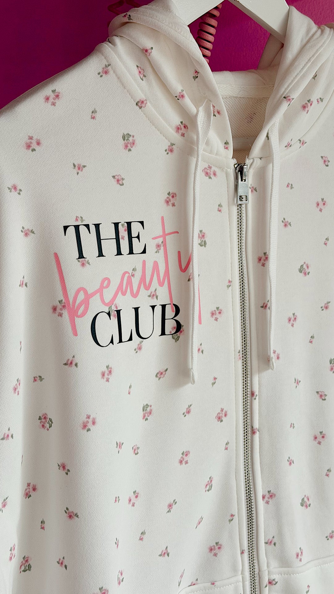 Floral Beauty Club Zip Up