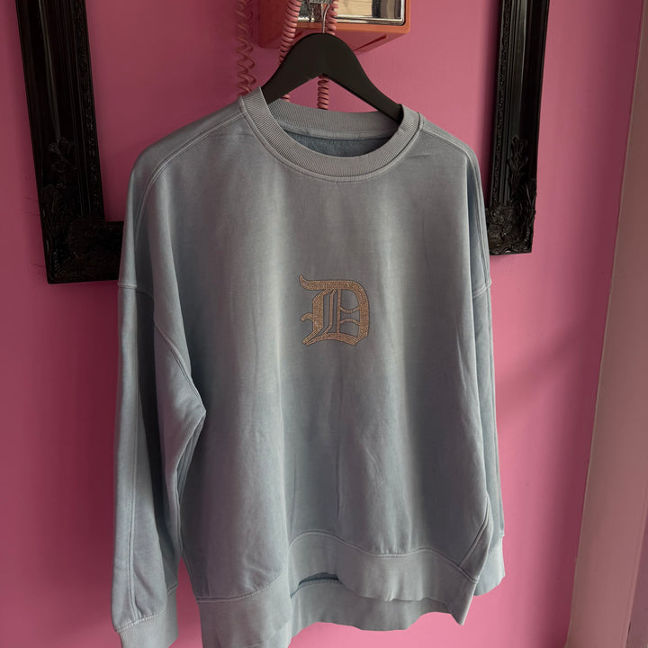 Detroit Rhinestone Crewneck