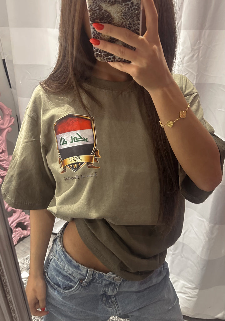 Iraq World Cup Graphic T-shirt