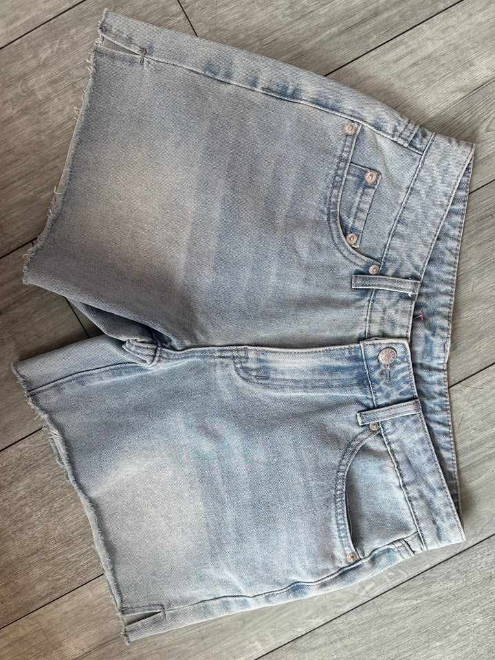 Iraq Heart Denim Shorts