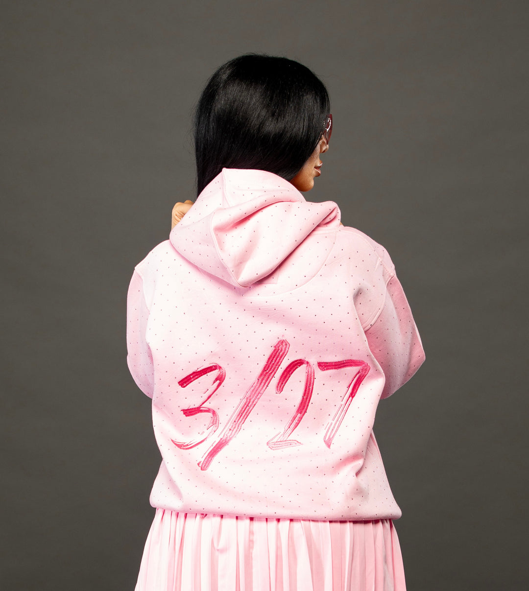 Detroit Rhinestone Hoodie