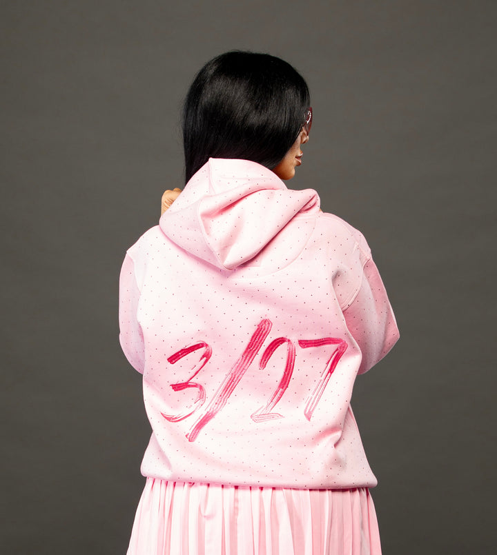 Detroit Rhinestone Hoodie