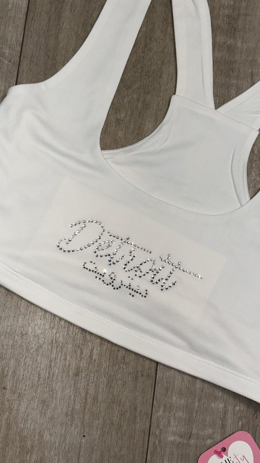 Detroit Rhinestone Tank