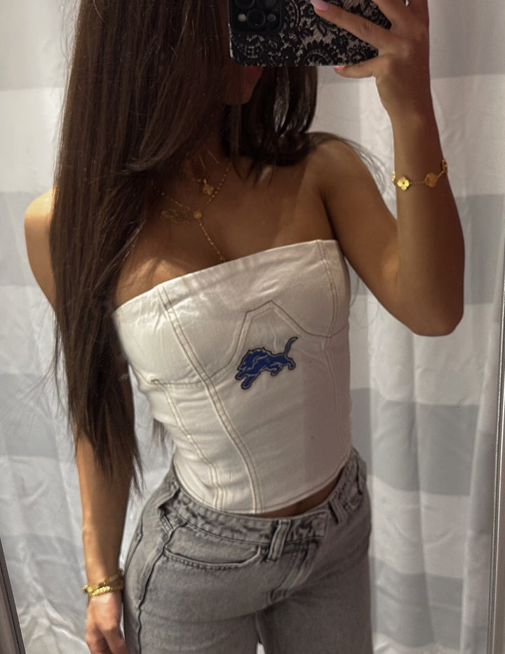 Lions Denim Corset