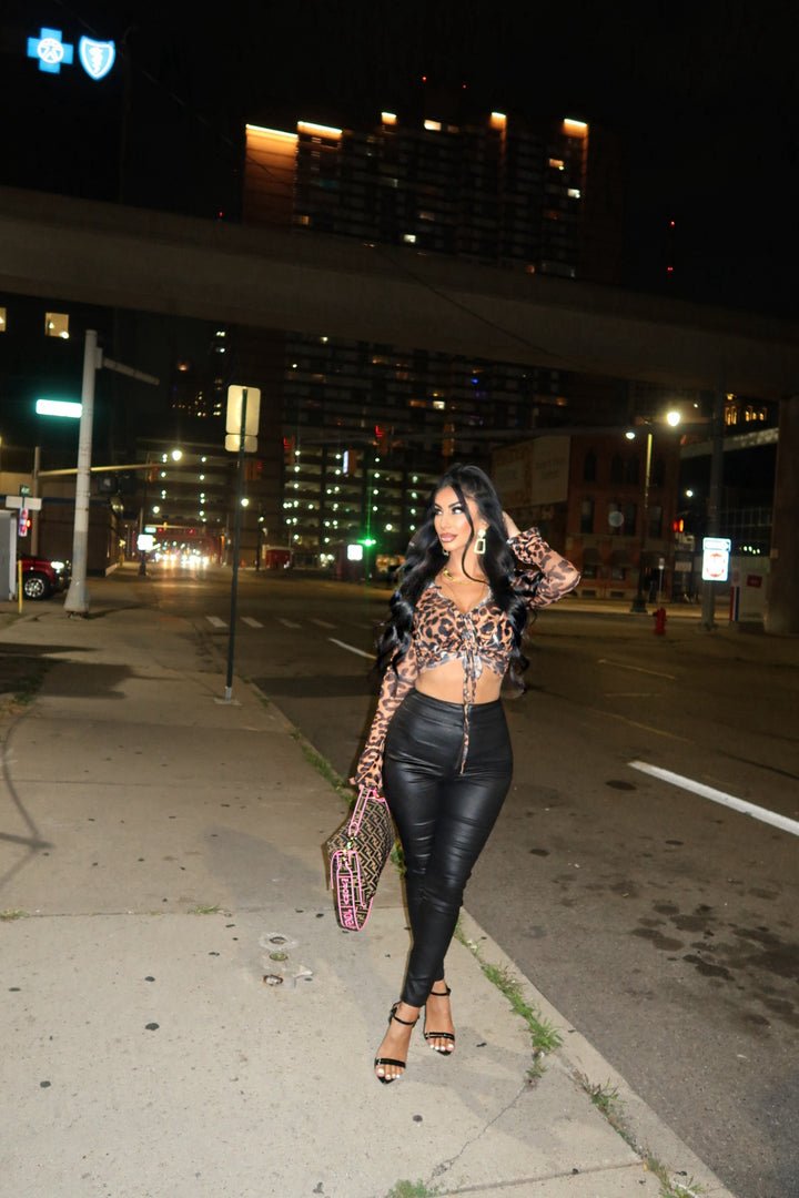 Cheetah girl Top