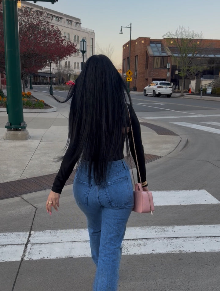 Crossover Denim Jeans