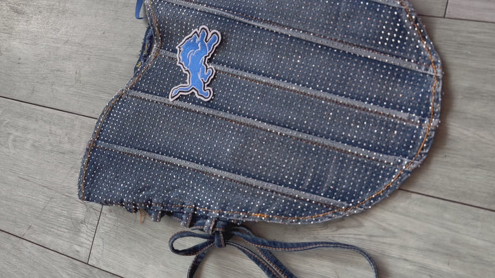 Detroit Lions Rhinestone Bustier
