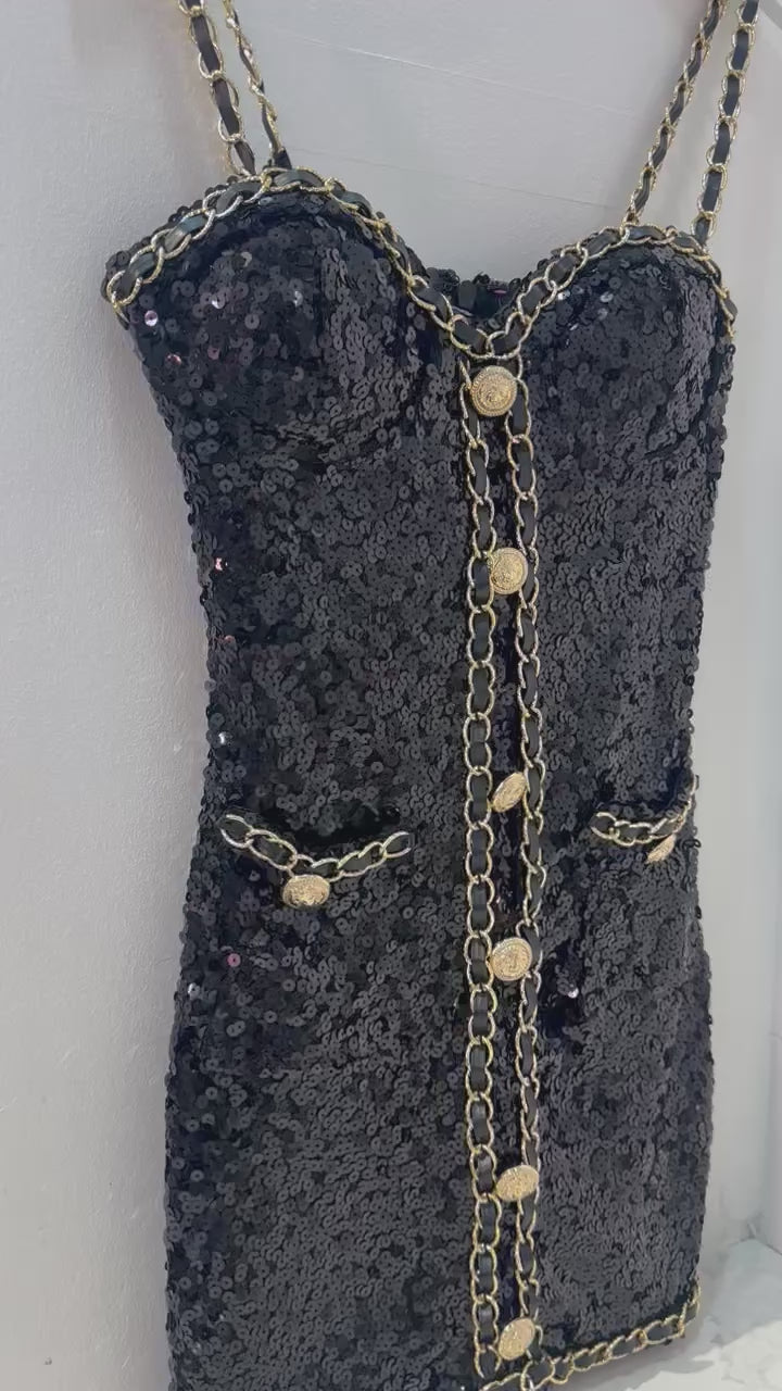 Sequin Mini Dress