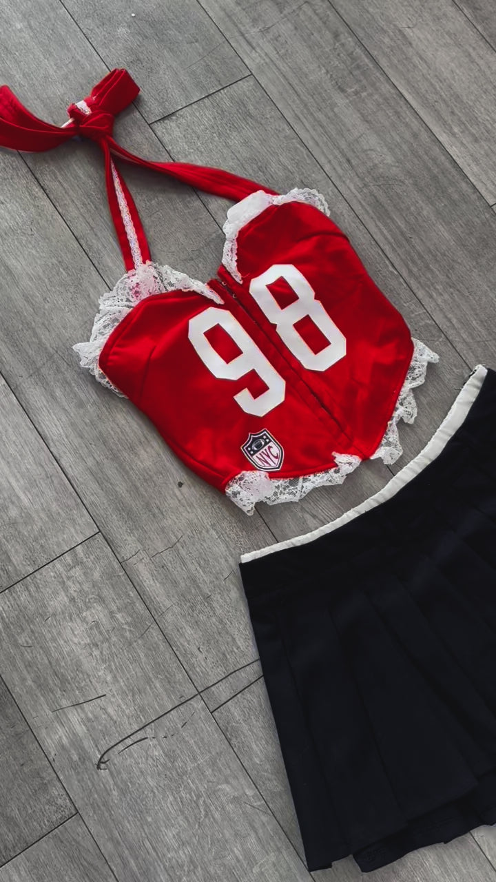 Touchdown Lace-Up Corset