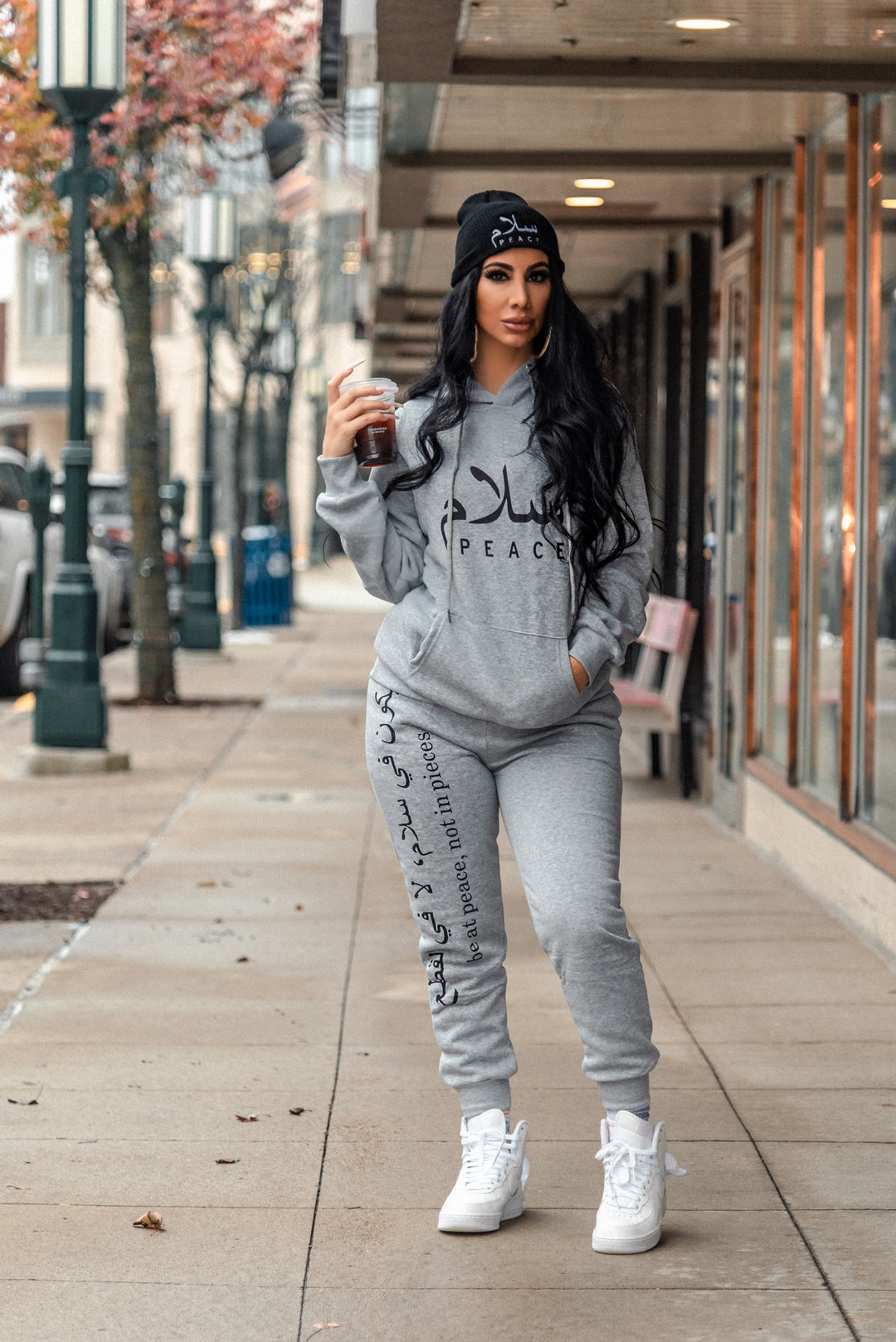 UNISEX Peace Sweat Set – - Main Image