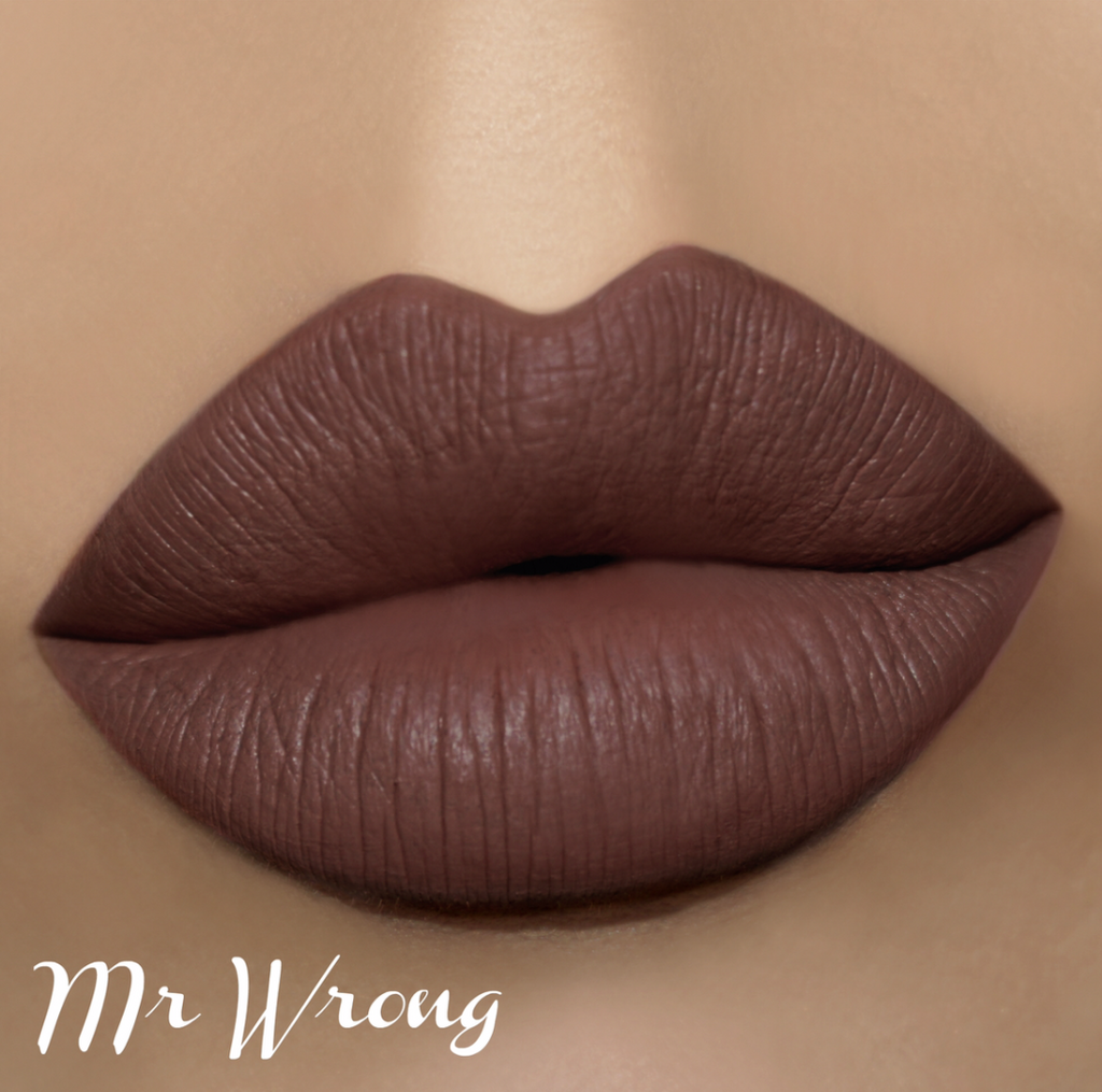 Mr. Wrong matte lip paint - www.heididcosmetics.com 