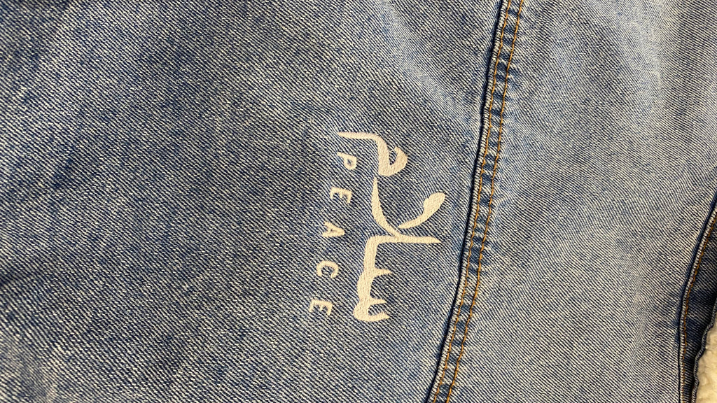 Unisex Denim Jacket Arabic