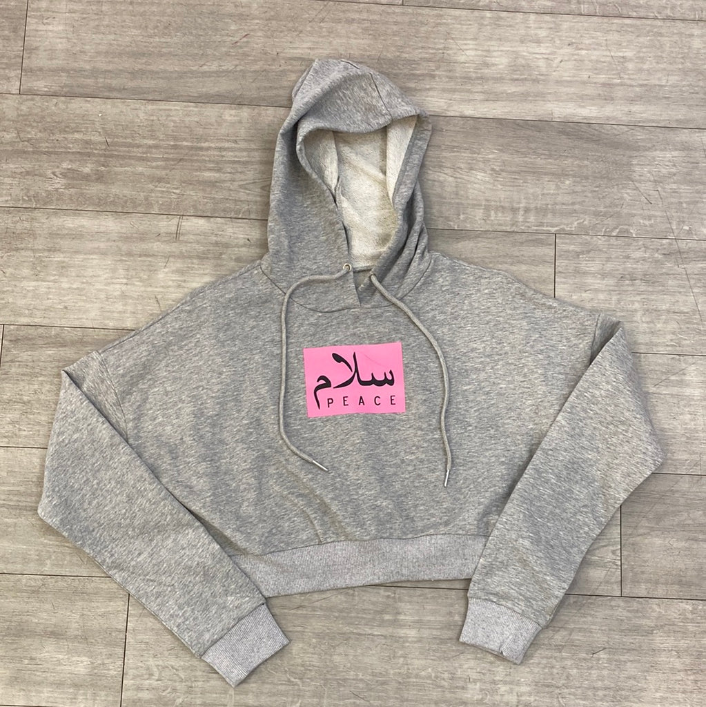 Peace Crop Hoody