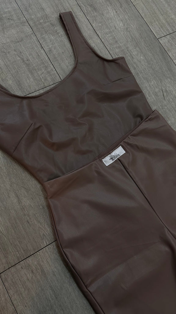 Brown Leather Set